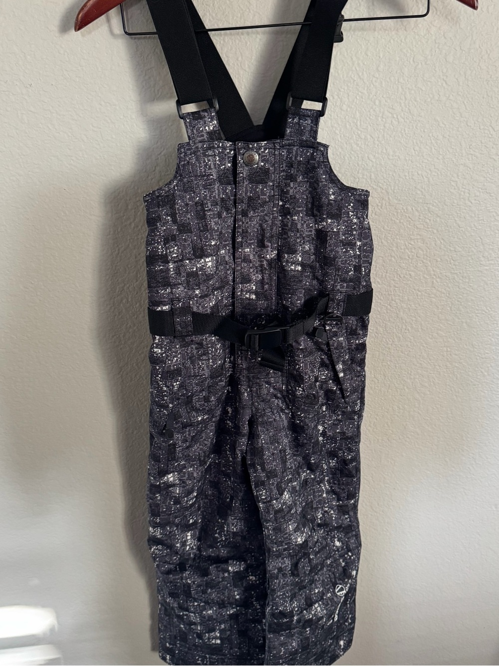 Sunice KidsBlack Patterned Ski/ Snow Bib Overalls 5